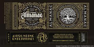 Almanac Astounding Enterprises beer Label Full Size