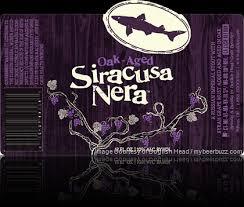 Dogfish Head Oak-Aged Siracusa Nera beer Label Full Size