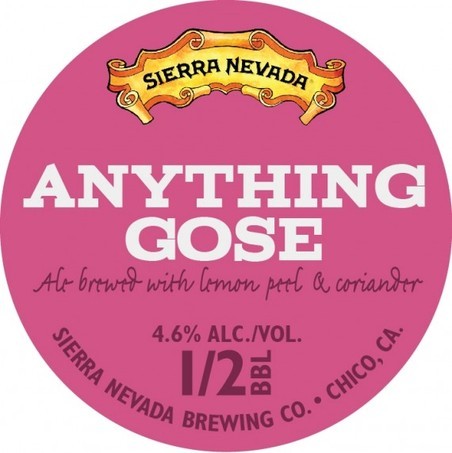 Sierra Nevada Anything Gose beer Label Full Size