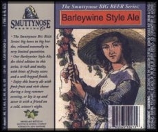 Smuttynose Barleywine 2007 beer Label Full Size
