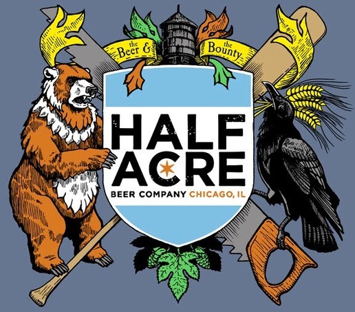 Half Acre Slow Burn Sticky Fat beer Label Full Size