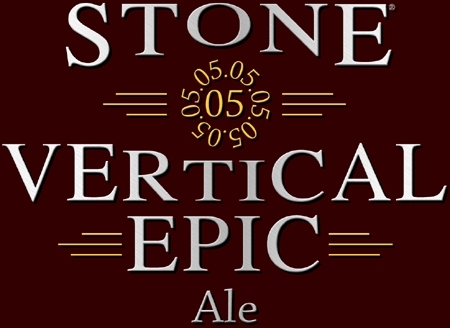 Stone Vertical Epic 05.05.05 beer Label Full Size