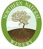 Northern Natural Cherry Apple Hard Cider beer Label Full Size