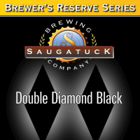 Saugatuck Double Diamond Black beer Label Full Size