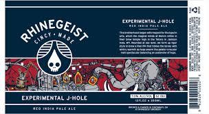 Rhinegeist Experimental J-Hole beer Label Full Size