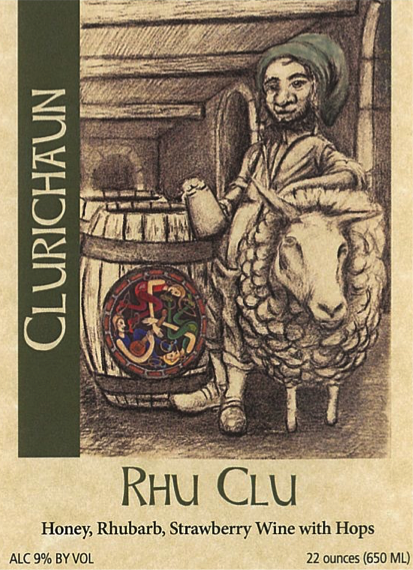 Bardic Wells Rhu Clu beer Label Full Size