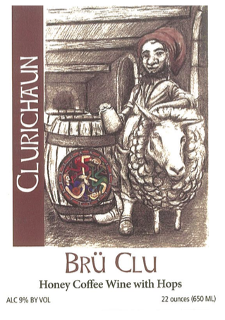 Bardic Wells Bru Clu beer Label Full Size