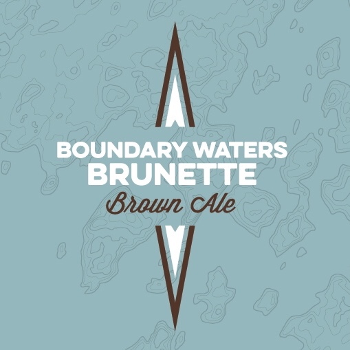 Voyageur Voyaguer Boundry Waters Brunette beer Label Full Size