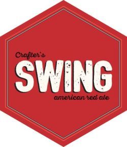 Crafter’s Swing Red American Ale beer Label Full Size