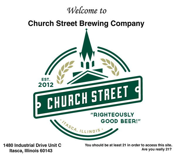 Church Street Holy Cow Nitro beer Label Full Size