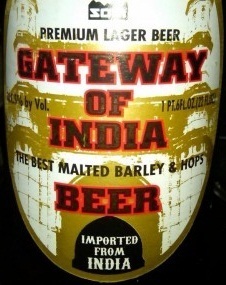 Som Gateway of India beer Label Full Size