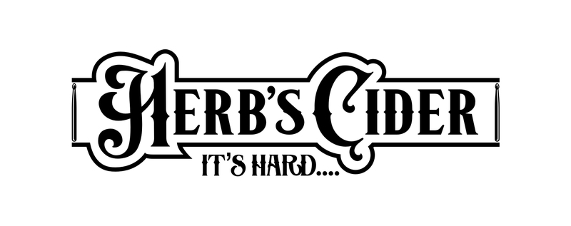 Herb's Semi Dry Cider beer Label Full Size