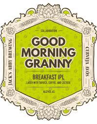 Jack’s Abby Good Morning Granny beer Label Full Size