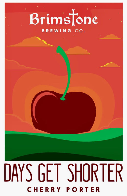 Brimstone Days Get Shorter beer Label Full Size