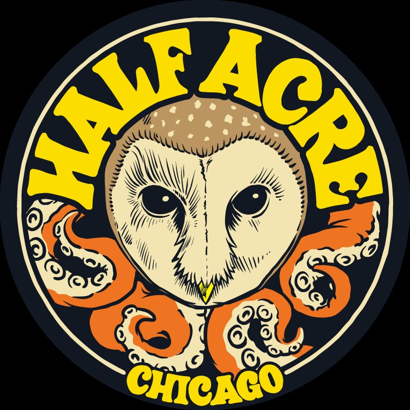 Half Acre Big Hugs w/ Vanilla 2016 beer Label Full Size