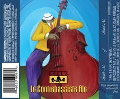 Bell's Le Contrebassiste beer Label Full Size