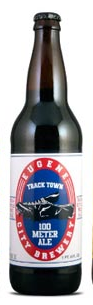 Eugene City Tracktown 100 Meter Ale beer Label Full Size