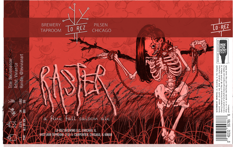 Lo Rez  Raster beer Label Full Size