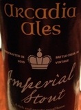 Arcadia Imperial Stout 2010 beer