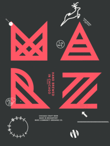 Marz Holihaze beer Label Full Size