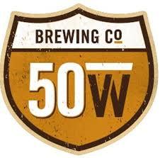 Fifty West Over The River beer Label Full Size