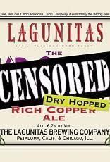 Lagunitas Dry Hopped Censored beer Label Full Size
