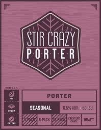 Indeed Zamboni Stir Crazy beer Label Full Size