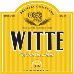 Ommegang Witte Ale beer Label Full Size