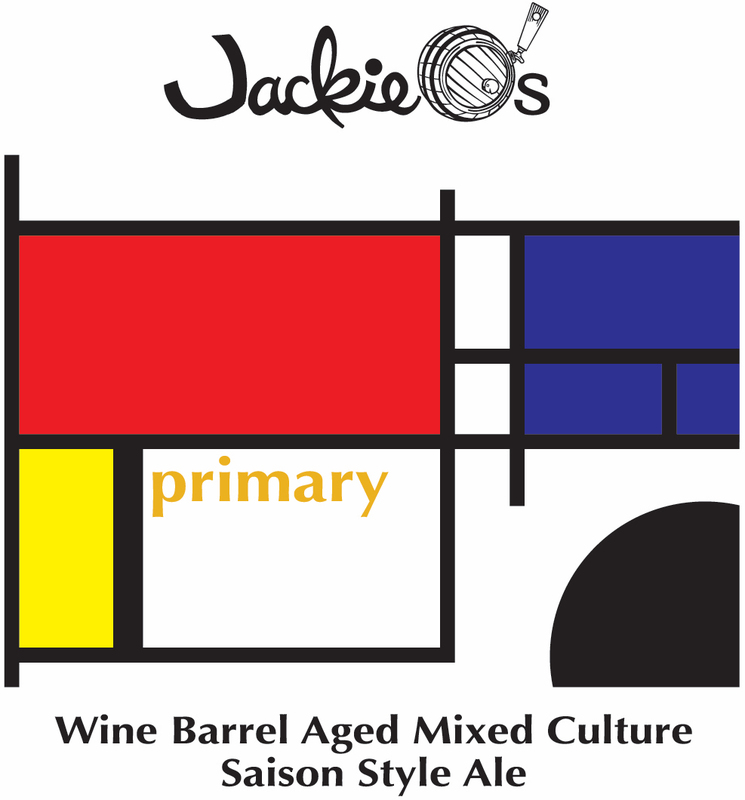 Jackie O's Primary beer Label Full Size
