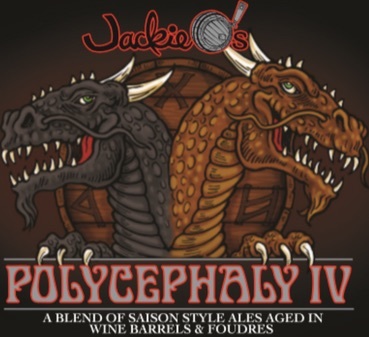 Jackie O's Polycephaly IV beer Label Full Size