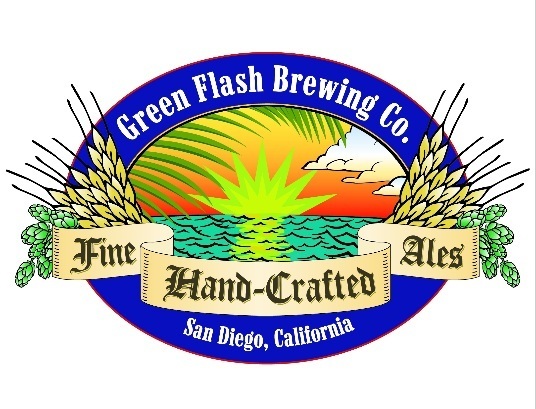 Green Flash 1st Anniversary beer Label Full Size