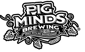 Pig Minds Warriors Best Friend beer Label Full Size