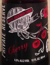 Sietsema Bourbon Barrel Cherry beer Label Full Size