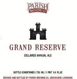 Parish Grand Reserve beer