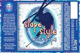 Boulder Beer Slope Style Nitro beer Label Full Size