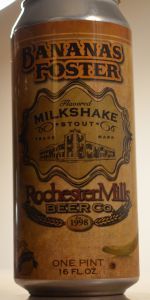 Rochester Mills Bananas Foster Milkshake beer Label Full Size