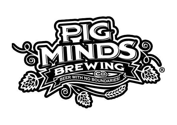 Pig Minds Where Everybody Knows Your Haze beer Label Full Size