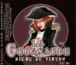 Sainte Helene la Grorgnarde beer Label Full Size