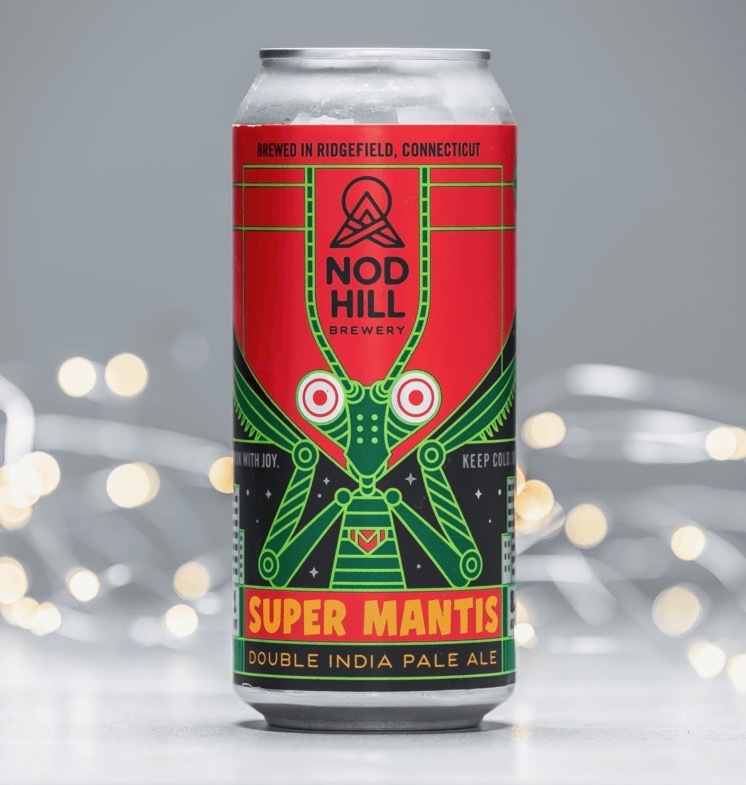 Nod Hill Super Mantis beer Label Full Size