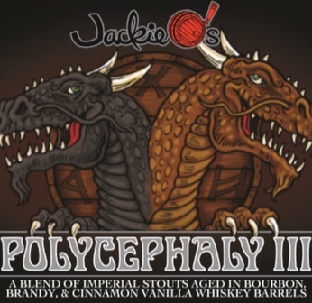 Jackie O's Polycephaly III beer Label Full Size