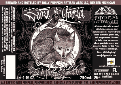 Jolly Pumpkin Biere de Goord beer Label Full Size