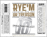 10 Barrel Rye'm or Treason beer