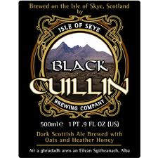 Isle of Skye Black Cuillin beer Label Full Size