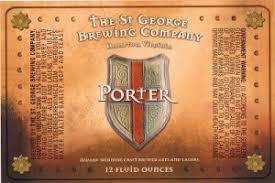 Saint George Porter beer Label Full Size