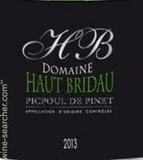 Domaine Haut Bridau Picpoul de Pinet wine