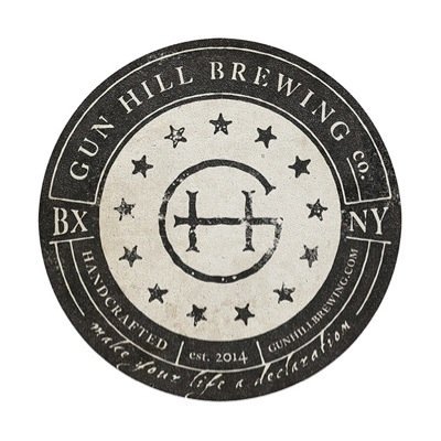 Gun Hill + Monday Night Main Squeeze beer Label Full Size