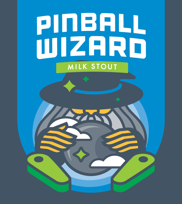 Begyle Pinball Wizard beer Label Full Size
