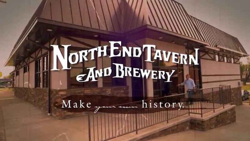 North End Tavern Danke Dunkel beer Label Full Size