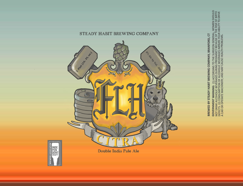 Steady Habit FLH Citra beer Label Full Size