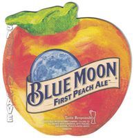 Blue Moon Honey/Peach beer Label Full Size